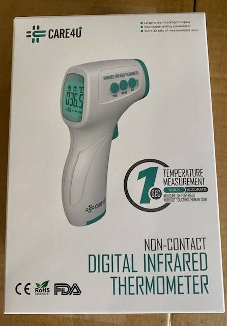 Care4U Infrared Forehead Thermometer *FDA Approved* Medical Grade